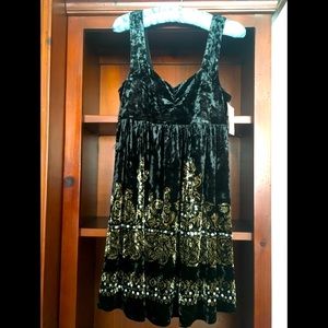 Free People Velvet Sequin Dress NWT